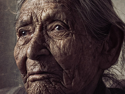 Diné arizona elderly face native native american navajo navajo reservation photography portrait retouching tribal warm