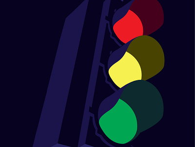 Traffic Light Project design graphic design illustration illustrator poster art vector vectors