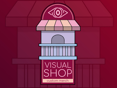 Visual Shop brand graphicdesign illustration kpop logo store