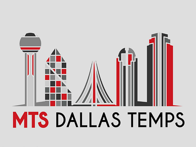 MTS Dallas Temps branding company graphicdesign redesign