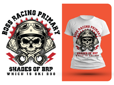 Motorcycle Racing T-Shirt Design amazon fba seller apparel artwork badass brand branding classic clothes clothing community custom design merch moto print on demand retro t shirt teesvector