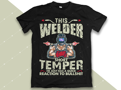 Welder t shirt design