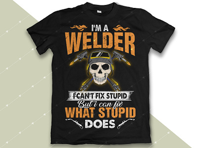 Welder T shirt Design