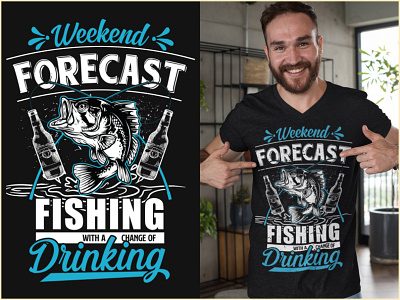 Weekend Forecast Fishing t shirt design amazon fba seller american badass birthday t shirt design drinking fishing fishing t shirt design fitness print on demand teespring