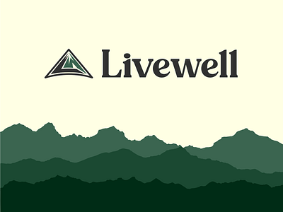 Livewell Logo Design branding design graphic design logo