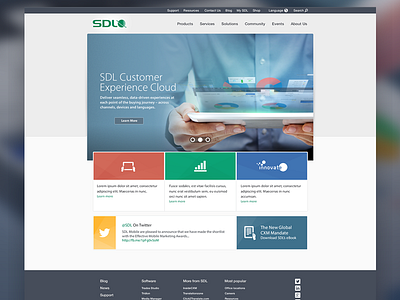 SDL.com branding business indentity layout sdl ux website