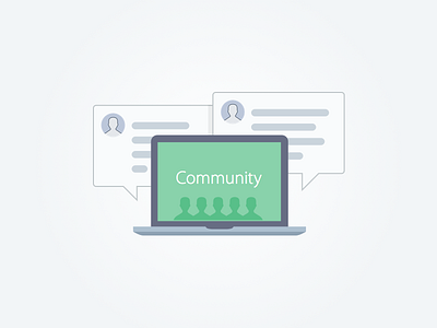 Community Icon community icon illustration infographic web