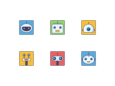 Robots line robots