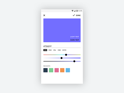 Color Picker Concept