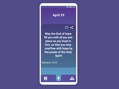 Daily Bible verse concept app design bible verse mobile design ui ui design