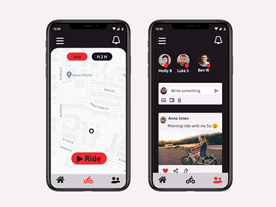 Cycle pal app design mobile design ui design