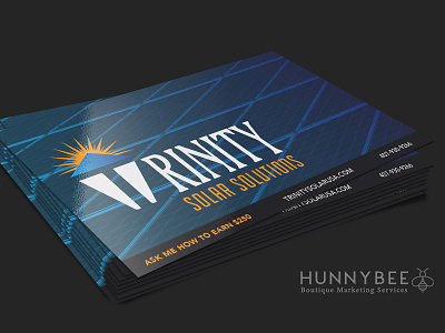Trinity Solar Solutions Business Cards branding businesscard design graphicdesign logo printdesign