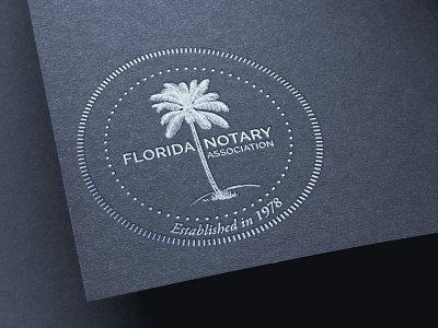 Florida Notary Association Branding branding graphicdesign logodesign printdesign signage totebag