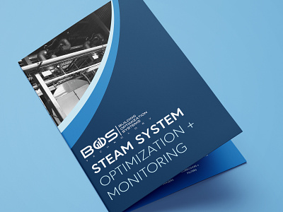 BOS Technology Steam Brochure brochure design brochure mockup graphicdesign printdesign