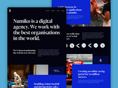 Numiko Website Concepts