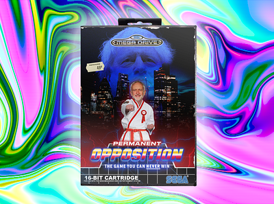 Jeremy Corbyn Mega Drive Game 16 bit adobe illustrator adobe photoshop boris johnson gaming jeremy corbyn labour party mega drive politics sega streets of rage uk politics