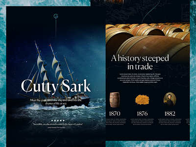 RMG Cutty Sark cutty sark design greenwich london maritime museum naval one pager photo manipulation photoshop royal museums greenwich ship sketch the sea