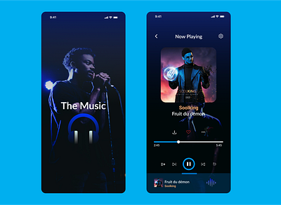 Music App 009 app bahadurkhan branding dailyui design designer figma figmadesign graphic icon illustration music music player