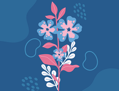 Illustration flowers 🌸 animation branding design flowers graphic design icon illustration illustrator logo motion graphics ui vector