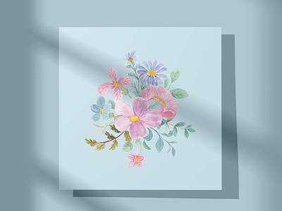 I love Flowers 💐 design flower graphic design ill illustration illustrator plant vector