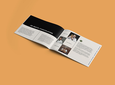 Brochure Design: Belgische Chocolade branding brochure design design graphic design illustration illustrator vector