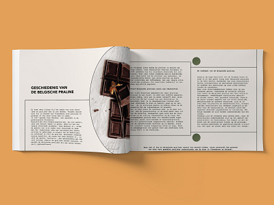 Brochure Design: Belgische Chocolade branding brochure brochure design design graphic design illustration illustrator logo vector