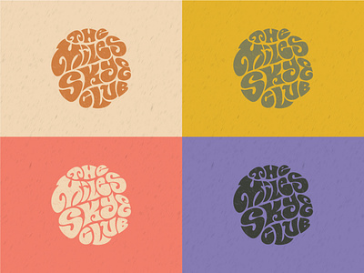 TMSC: Logo Design graphic designer hand lettering lettering logo design psych psychedelic typography