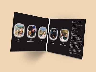 Open: Flight 960 album album art album cover design band bandmerch cd graphic design packaging design record
