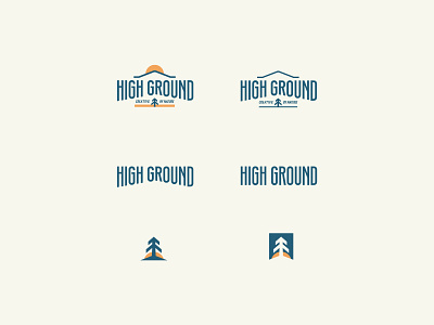 Responsive High GroundLogo Design creative studio logo high ground logo logo design logo designer responsive logo tree tree logo