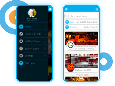 Event Management Apps UI Design