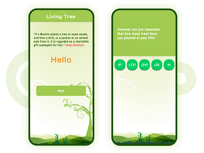 Living Tree Apps UI / UX Design