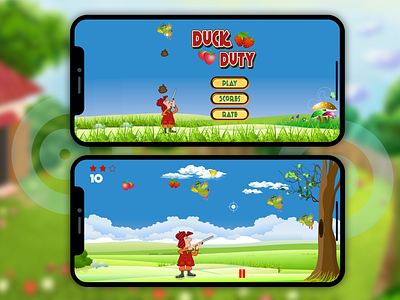 Duck Duty 2d Games duck duty 2d games duck games games games ui games ux illustration modern ui user experience designer user experience ux user interface design ux vector