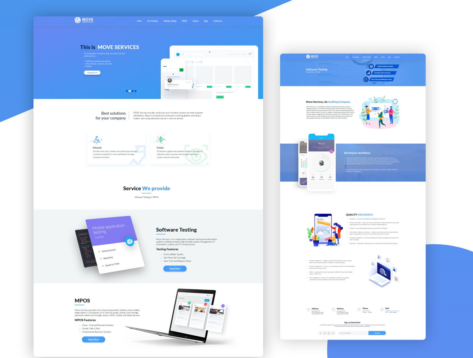 Software company website UI UX Design by Rahman Md Naziur on Dribbble