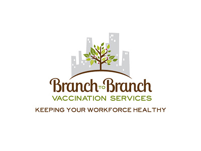 Branch To Branch branch branding logo tagline tree