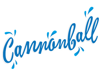 Cannonball icon lettering logo sermon series typography