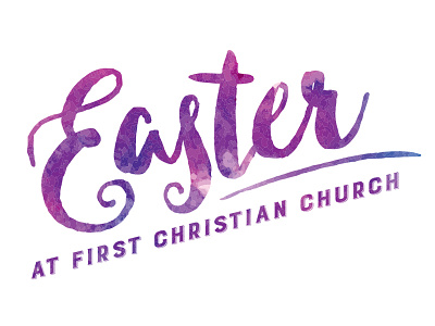 Easter 2015 church easter holiday jesus lettering sermon typography