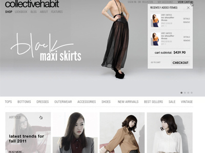 Chb clothing ecommerce fashion redesign shop store website