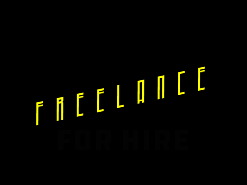 Freelance!? after effects agency branding design freelance motion portfolio ui ux web work