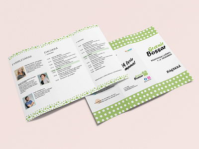 Grænir Bossar brochure brochure brochure design cloth diapers designs grænir bossar print print design
