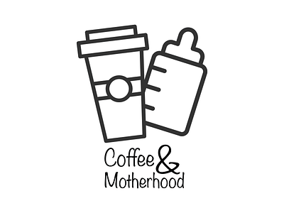 Coffee & Motherhood coffee motherhood design illustration logo logo design vector