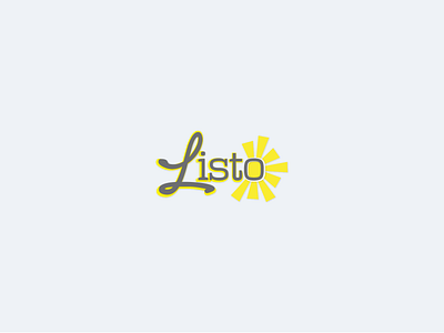 Listo Logo branding illustration logo