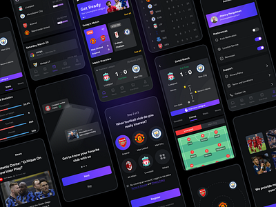 Sport Macth App - Sekor app design design app football league sports design ui uidesign ux