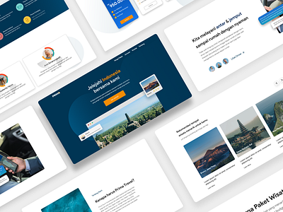 Prima Travel - Redesign Landing page branding design travel travel agency travelling ui uidesign ux