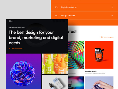 Exakt - Creative Agency Landing Page