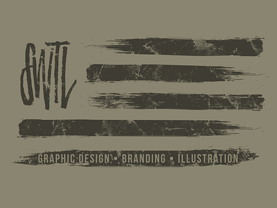 The Flagship branding brush design flag identity illustration logo logomark swtl swtldesignco