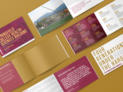 Fontaine RFQ Spreads branding brochure construction fontaine magazine rfq swtl swtldesignco typography