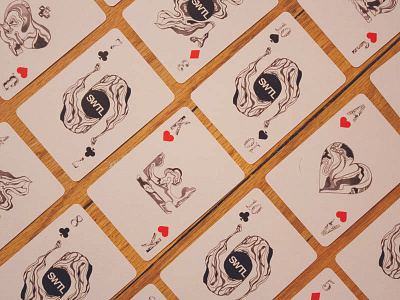 Self Promo Playing Cards cards deck playing typography