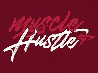 Muscle Hustle apparel branding fitness gym identity logo muscle swtl swtldesignco