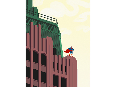 Cleveland Myths - Daily Planet comics daily planet editorial editorial illustration magazine illustration superman urban legends