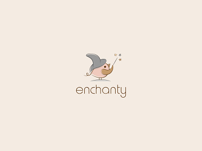 Enchanty Baby Boutique Logo baby bird logo bird vector boutique logo branding branding design colorful design dribbble enchant enchanted graphic design logo magic magic star star star logo vector wizard